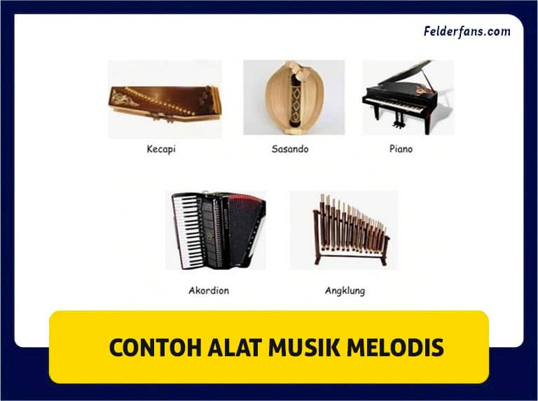 contoh alat musik melodis